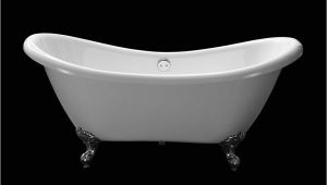Bathtubs Ebay Clawfoot 69" Double Slipper Acrylic Bath Tub Bathtub