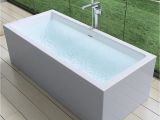 Bathtubs Ebay Uk Durovin Square Double Ended Freestanding Bath Tub Acrylic