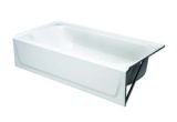 Bathtubs Enameled Steel Briggs Porcelain Enameled Steel Bathtub Water Ing Out