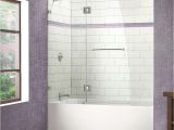 Bathtubs Enclosures Dreamline Aqua Lux 48 In W X 58 In H Frameless Hinged