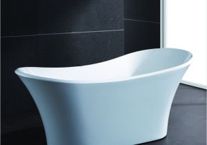 Bathtubs for Large Bathroom 71" Bathroom White Color Acrylic Luxury Freestanding