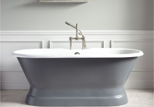 Bathtubs for Sale at Lowe's 66" Henley Cast Iron Double Ended Pedestal Tub 7" Rim