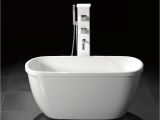 Bathtubs for Sale On Ebay 55" Small Acrylic Modern Free Standing Bathtub & Faucet