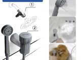 Bathtubs for Small Dogs Dog Shower Spray Hose Pet Bathtub attachment Hairwash