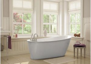 Bathtubs In Menards Maax Sax Freestanding 60" X 32" Fiberglass Bathtub at