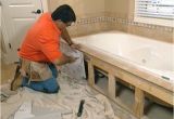 Bathtubs Installed Claw Foot Tub Installation Surround Demolition