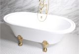 Bathtubs Large 4 Francesca 73" Coreacryl Extra Wide Acrylic Double Ended