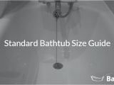 Bathtubs Large 5 Standard Bathtub Dimensions for Every Type Of Tub