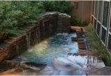 Bathtubs Large 7 In Ground Spa with Waterfall