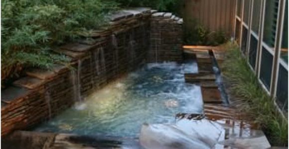 Bathtubs Large 7 In Ground Spa with Waterfall