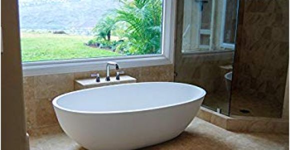 Bathtubs Luxury 9 Luxury Freestanding soaking Bathtub with Overflow White
