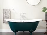 Bathtubs Modern 5 68" Waller Cast Iron Clawfoot Double Slipper Tub Modern