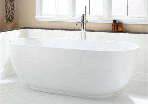 Bathtubs Modern 5 71" Hazel Acrylic Freestanding Tub Bathroom