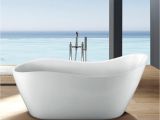 Bathtubs Modern 8 Havana 65 Inch Acrylic Freestanding Slipper Tub No