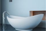 Bathtubs Modern H Modern Lavasca Mini Freestanding soaker Bathtub