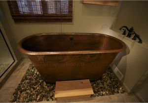 Bathtubs Modern H Premier Copper Products 72" X 28" Hammered Copper Modern