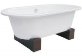 Bathtubs Modern N Schon Contemporary Leg 66 Inch Cast Iron Freestanding Tub