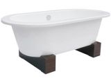 Bathtubs Modern N Schon Contemporary Leg 66 Inch Cast Iron Freestanding Tub