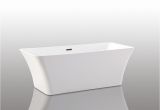 Bathtubs Modern Vs 66 9 In Acrylic Non Whirlpool Freestanding Flatbottom