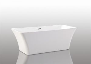 Bathtubs Modern Vs 66 9 In Acrylic Non Whirlpool Freestanding Flatbottom