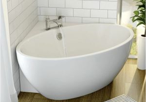 Bathtubs Modern X Luxury Corner Freestanding White Bath Tub 1270mm X 1270mm