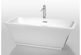 Bathtubs Not Acrylic Wyndham Collection Wcbtk White Galina 67" Free