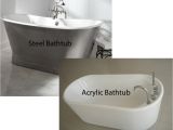 Bathtubs Porcelain Vs. Acrylic Steel Vs Acrylic Bathtub