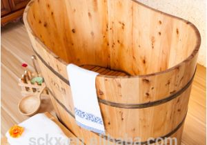 Bathtubs Quality Quality Cedar Wood soaking Bathtub Corner Bathtub 1000mm