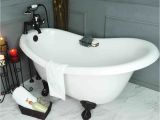 Bathtubs Smaller Than 60 Slipper 60” Small Claw Feet & Integrated Drain Clearance