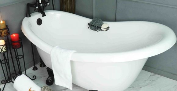 Bathtubs Smaller Than 60 Slipper 60” Small Claw Feet & Integrated Drain Clearance