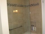 Bathtubs soaking 4 3 4 Frameless Tub Shower Door with Dark Cabinets
