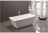 Bathtubs soaking 9 Shop Vanity Art 59 Inch Freestanding Acrylic soaking