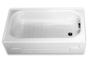 Bathtubs soaking Depth Tiny 4 Foot Long Bath Tub Porcelain On Steel Can with