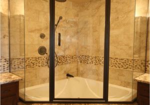 Bathtubs soaking J Nice Corner Shower and Bathtub Bo with Glass Shower
