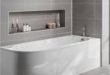 Bathtubs soaking J Trojan J Shaped Fset Corner Bath Trojshapelh