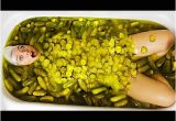 Bathtubs soaking or Pickle Bath Challenge Eww