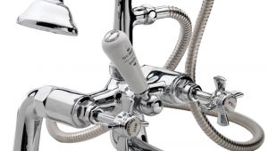 Bathtubs Taps Qualitex ascot Edwardian Bath Shower Mixer & Kit with