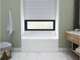 Bathtubs Under 60 Inches Shop 60 X 30 Inches Acrylic Deep soak Alcove Bathtub