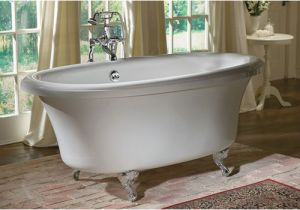 Bathtubs where to Buy Jetted Dual Ended Clawfoot Tub with Air Bath
