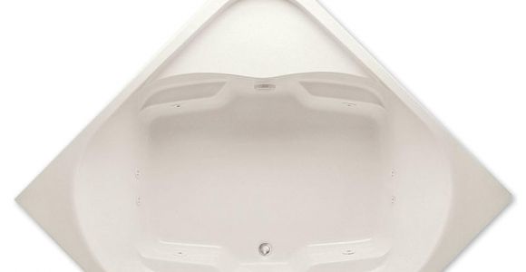 Bathtubs with Center Drain Aquatic Cavalcade 60 In Acrylic Center Drain Corner Drop
