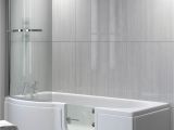 Bathtubs with Doors Uk Satin P Shape Walk In Shower Bath Practical Bathing