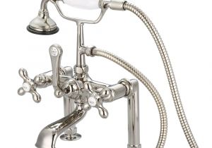 Bathtubs with Handles Water Creation 3 Handle Vintage Claw Foot Tub Faucet with