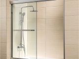 Bathtubs with Side Doors 60" Framed 1 4" Clear Glass 2 Sliding Bath Shower Door