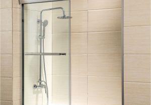 Bathtubs with Side Doors 60" Framed 1 4" Clear Glass 2 Sliding Bath Shower Door