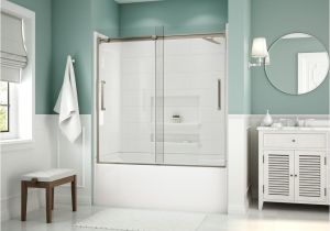 Bathtubs with Side Doors Aquatic Artesia 59 In X 59 In Frameless Sliding Glass