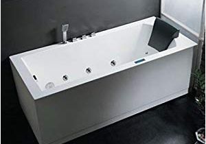 Bathtubs with Whirlpool Jets Am154l70 70" Platinum Whirlpool Freestanding Tub with