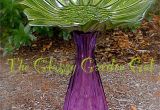 Bathtubs Yard Art Glass Bird Bath Glass Garden Art Yard Art Repurposed