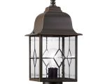 Battery Operated Christmas Lights Lowes Shop Portfolio Litshire 17 In H Oil Rubbed Bronze Post Light at