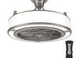 Battery Operated Table Lamps at Home Depot Stile anderson 22 In Led Indoor Outdoor Brushed Nickel Ceiling Fan