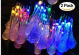 Battery Powered Christmas Lights Amazon Amazon Com 2 Pack solar Strings Lights Lemontec 20 Feet 30 Led